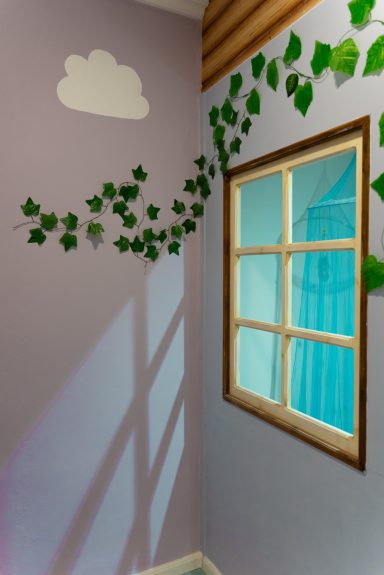 La ludoteca cuenta con su Rincón de Biblioteca, para que puedan encontrar su momento de calma.